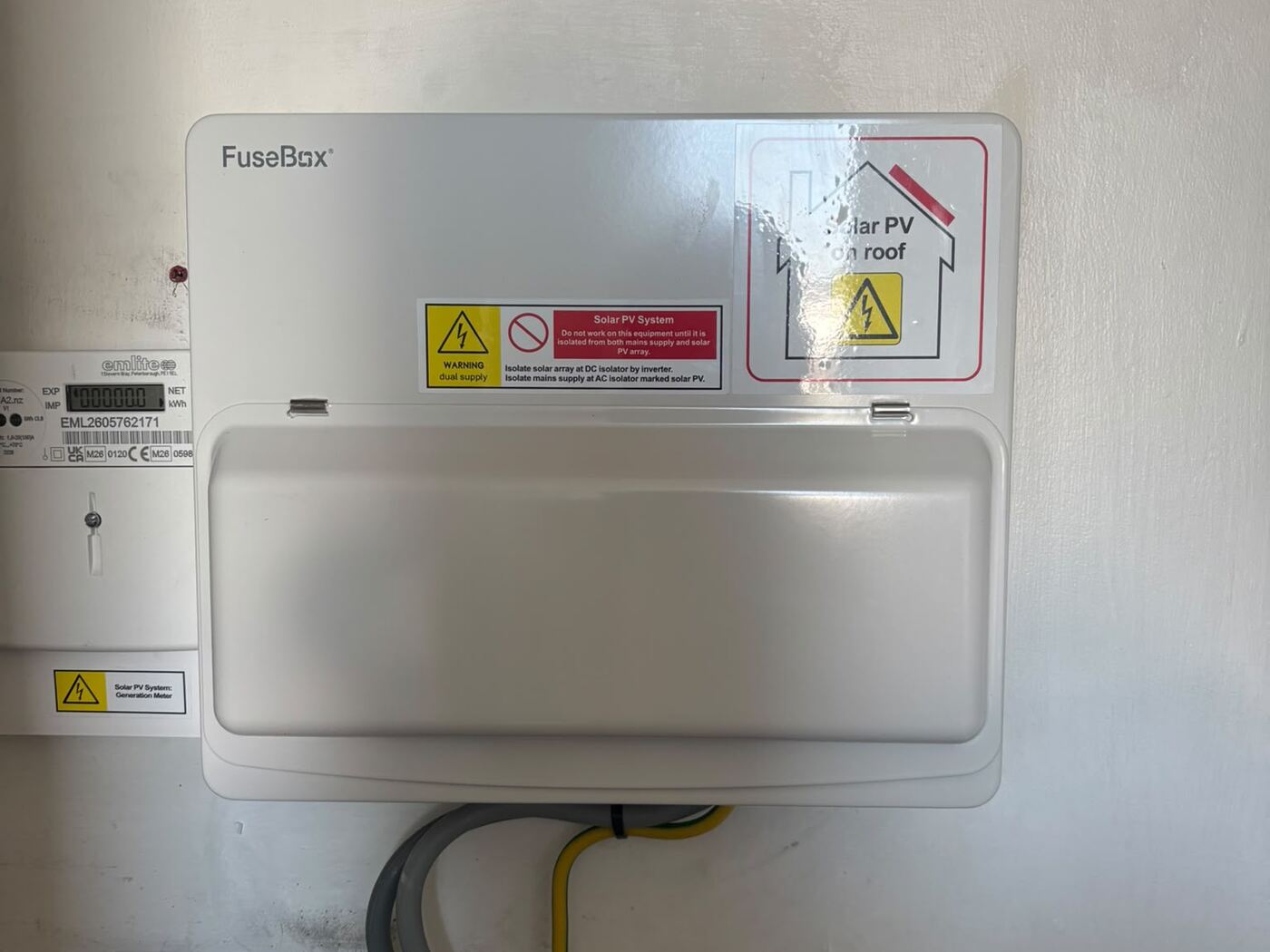 Consumer unit upgrade