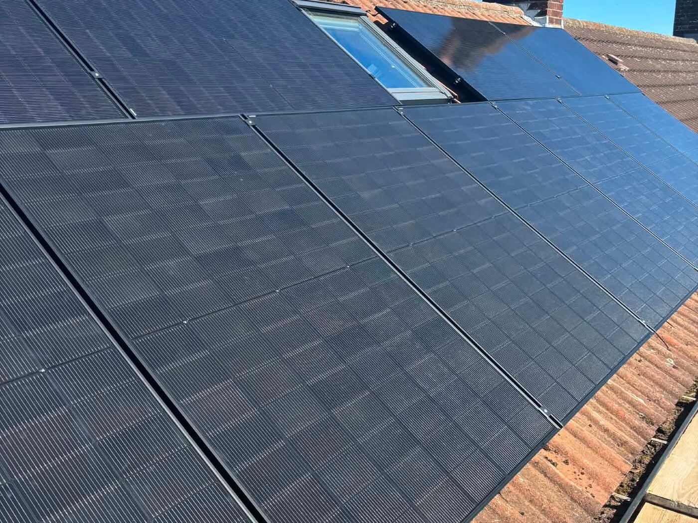 All-black array with rooflight