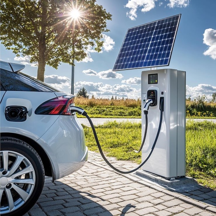 Solar PV and EV Charger